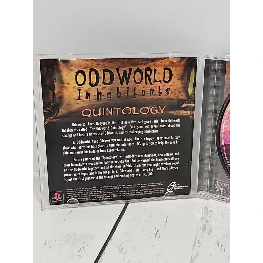 Oddworld-Abe's Oddyssee - Sony PlayStation 1